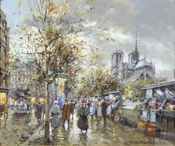 París Painting - AB París les bouquinistes